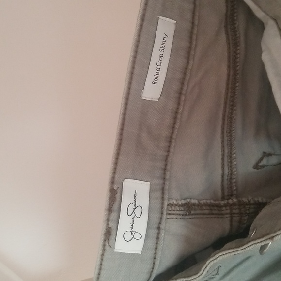 JESSICA SIMPSON Meadow Rolled Skinny Crop - Picture 4 of 5